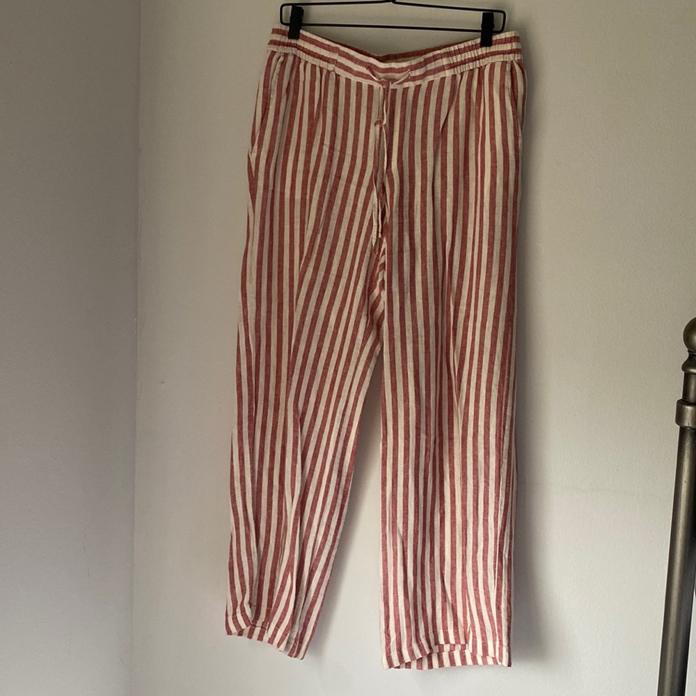 Old Navy linen wide leg pants